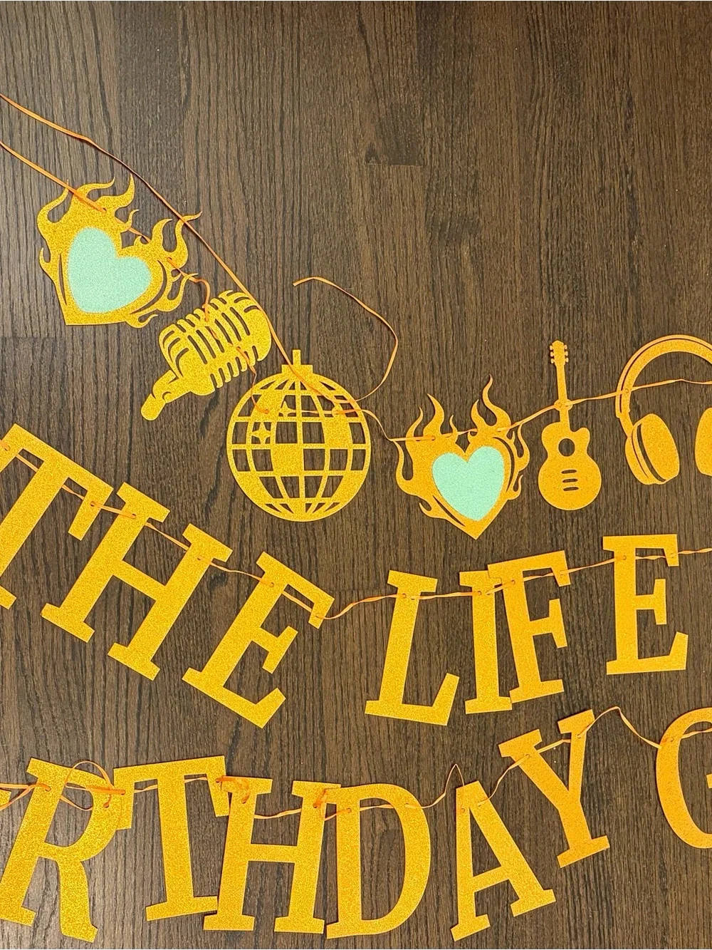 The Life of a Birthday Girl Party Banner